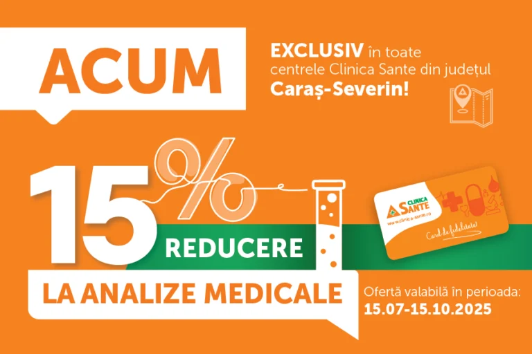 Clinica Sante lansează campania dedicată pacienților din județul Caraș-Severin